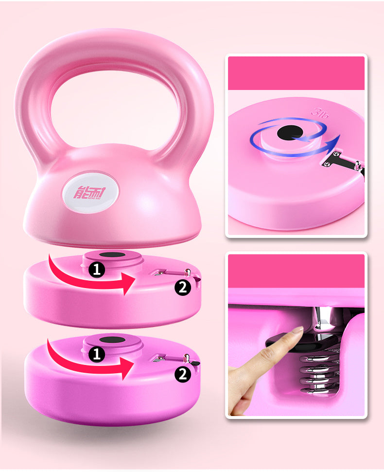 Household Equipment Men's Adjustable Heavy Ball Lifting Kettle bell