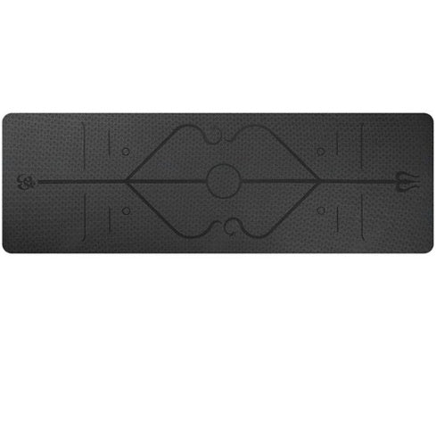 Tpe yoga mat body position  fitness yoga mat