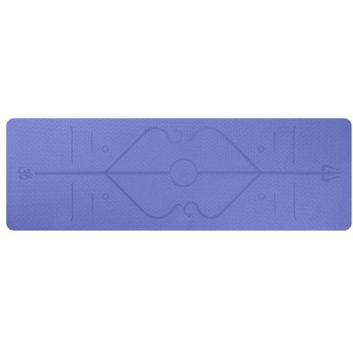 Tpe yoga mat body position  fitness yoga mat