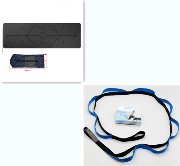 Tpe yoga mat body position  fitness yoga mat