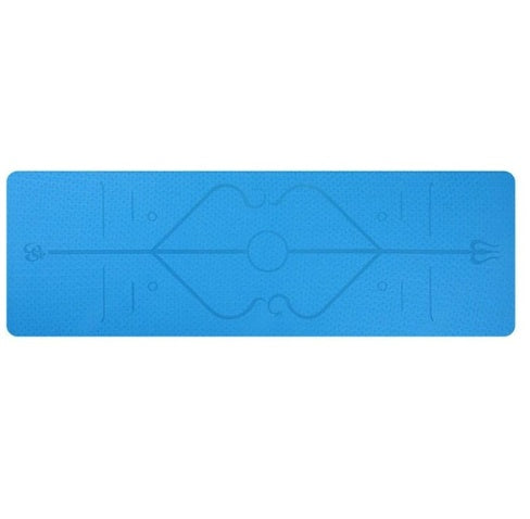 Tpe yoga mat body position  fitness yoga mat