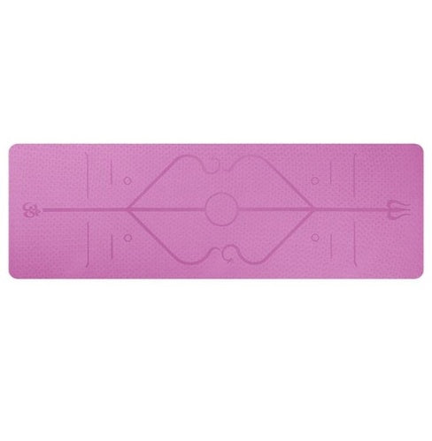 Tpe yoga mat body position  fitness yoga mat