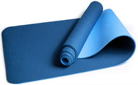 Lengthened Non-Slip Two-Color Yoga Mat Fitness Mat