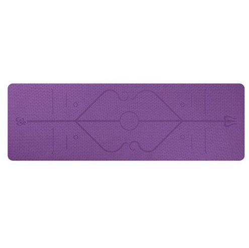 Tpe yoga mat body position  fitness yoga mat