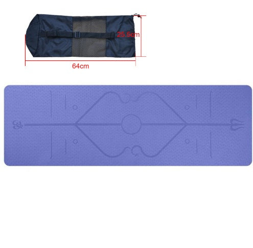Tpe yoga mat body position  fitness yoga mat