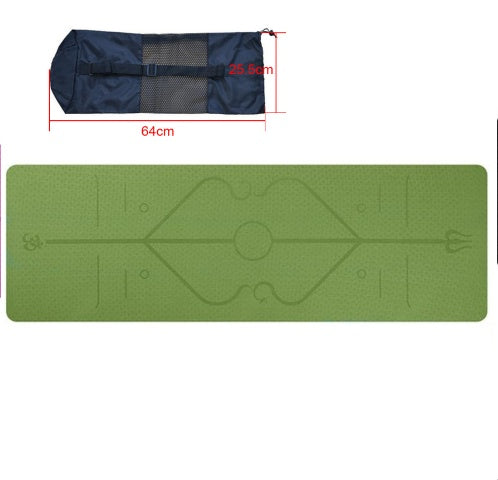 Tpe yoga mat body position  fitness yoga mat