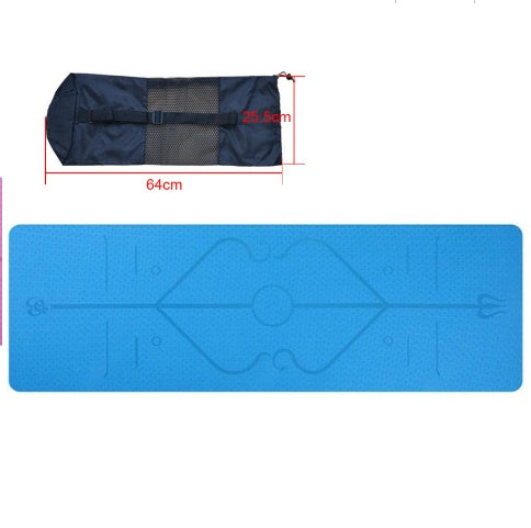 Tpe yoga mat body position  fitness yoga mat