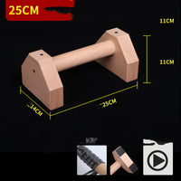 Push-up Stand Wooden Single Parallel Bars Inverted Stand Practice Push-up Stand