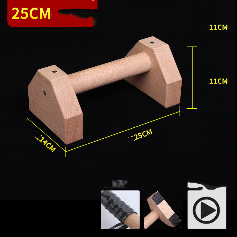 Push-up Stand Wooden Single Parallel Bars Inverted Stand Practice Push-up Stand