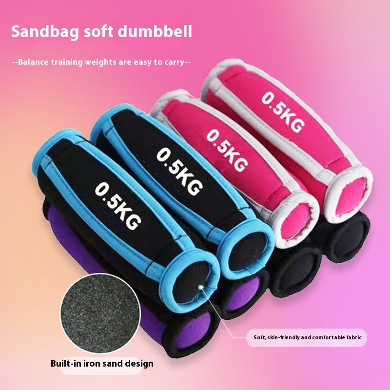 Colorful Hand Grip Running Hand Grip Fitness Sandbag Soft Dumbbell
